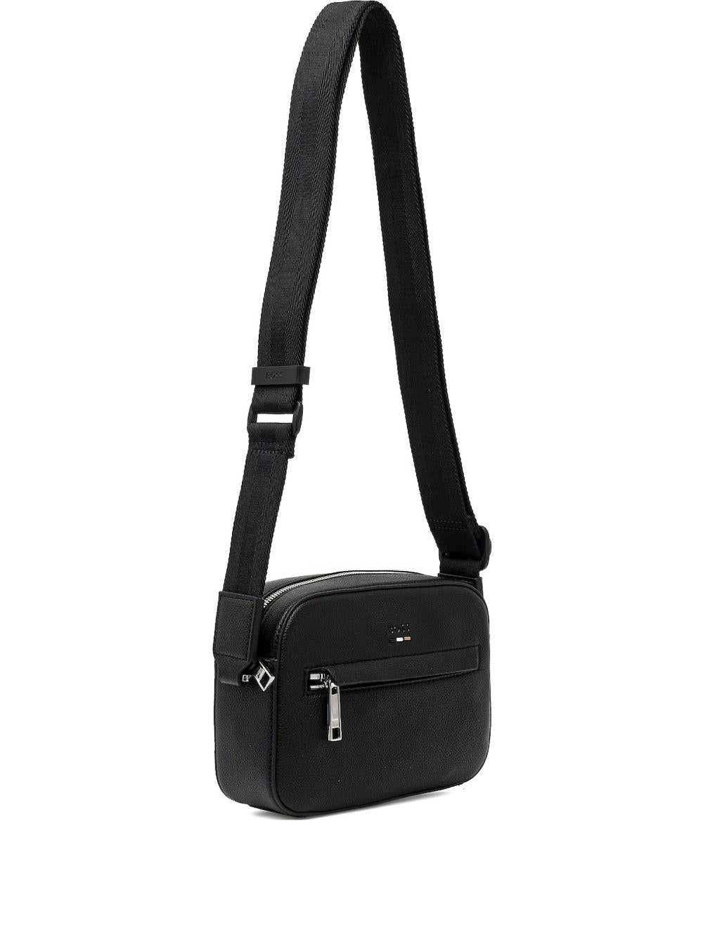 Borsa a tracolla con doppia zip 50537303 001 BOSS