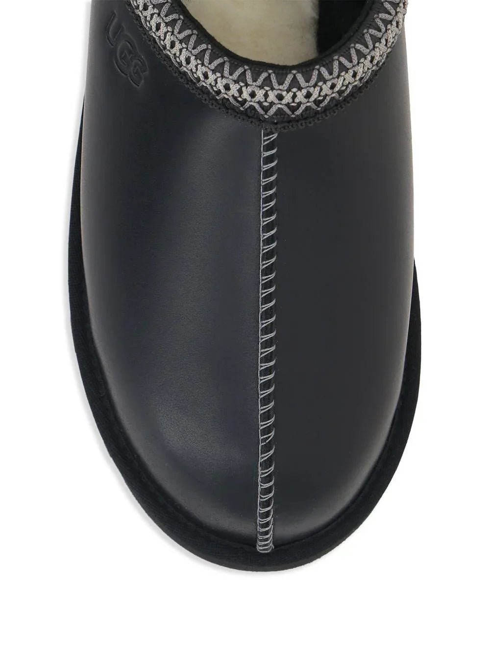 Slippers nere in pelle Tasman - Preludio Moda