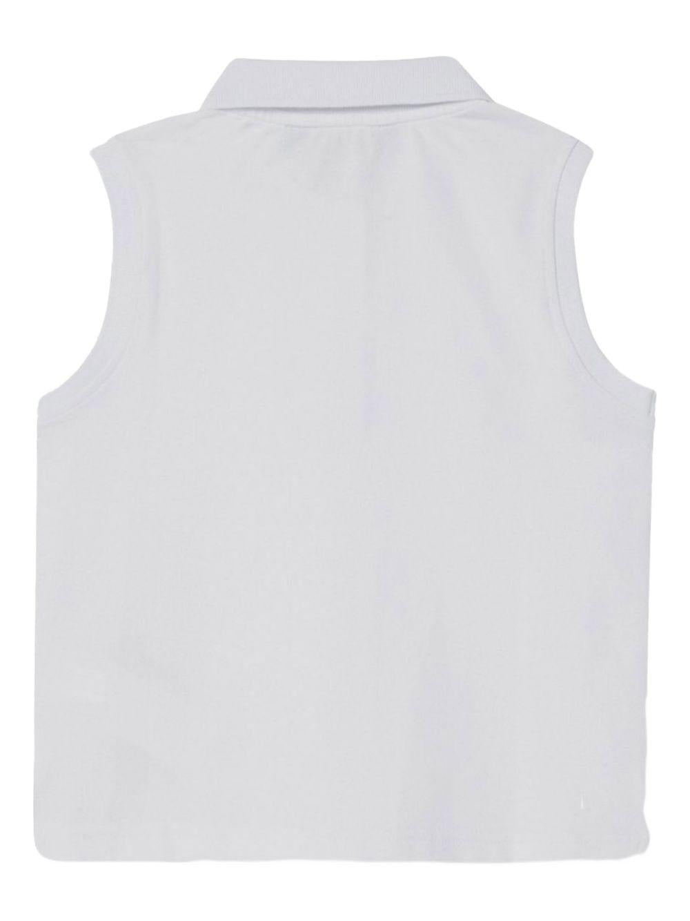 Polo bianca giro maniche K61414W 001 K-WAY KIDS