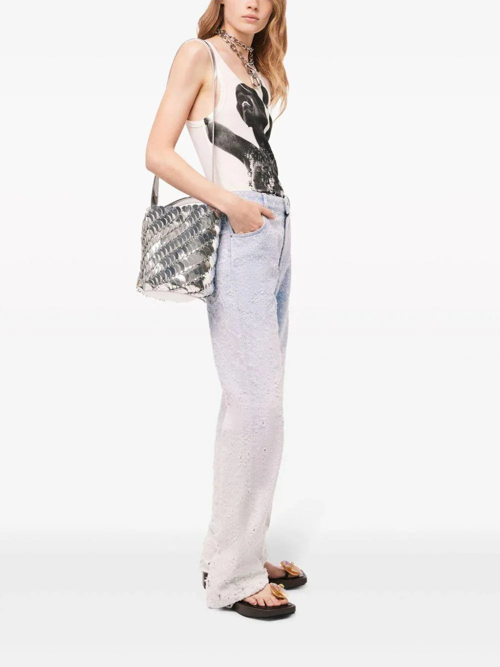 Denim sfumato effetto vissuto - Preludio Moda