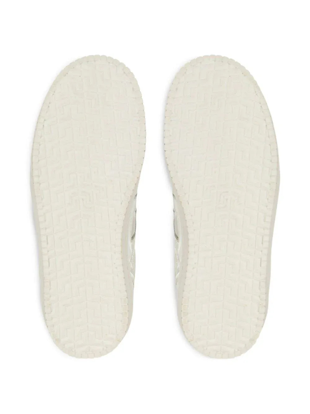 Sneakers Bianche in Pelle con Logo Laterale - Preludio Moda