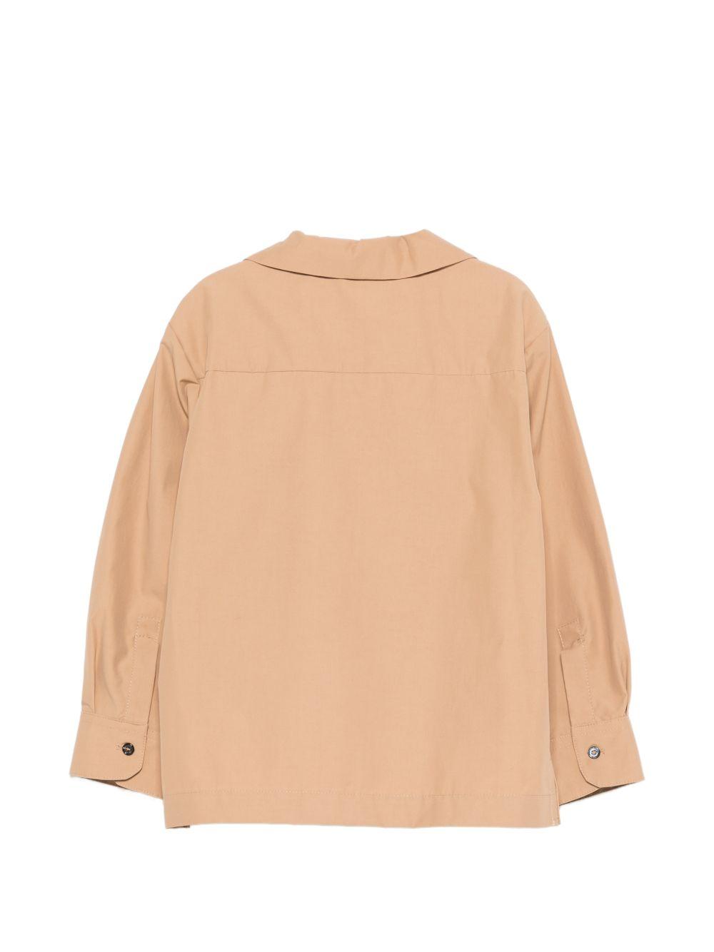 Camicia con colletto a revers BY2P90B0094 116 BALMAIN KIDS