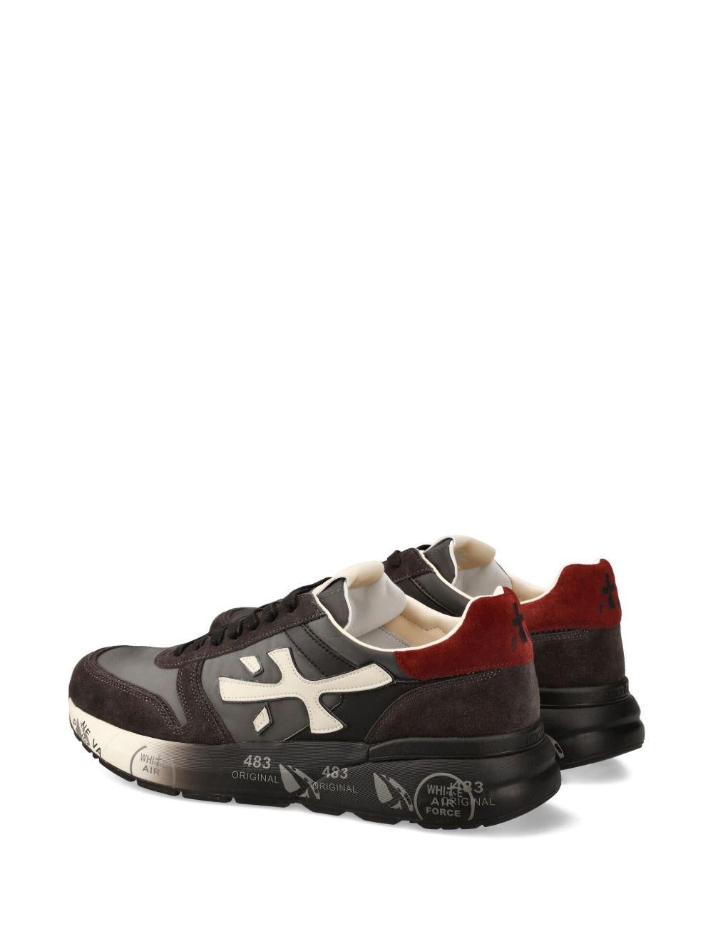 Sneakers Mick Nero con Dettagli Bianchi e Bordeaux MICK 7719 PREMIATA