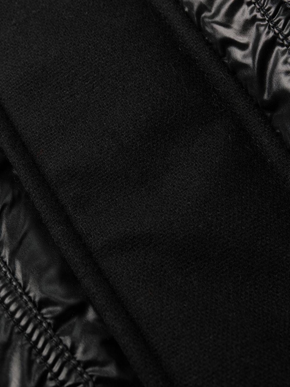 Bomber nero inserti lucidi - Preludio Moda