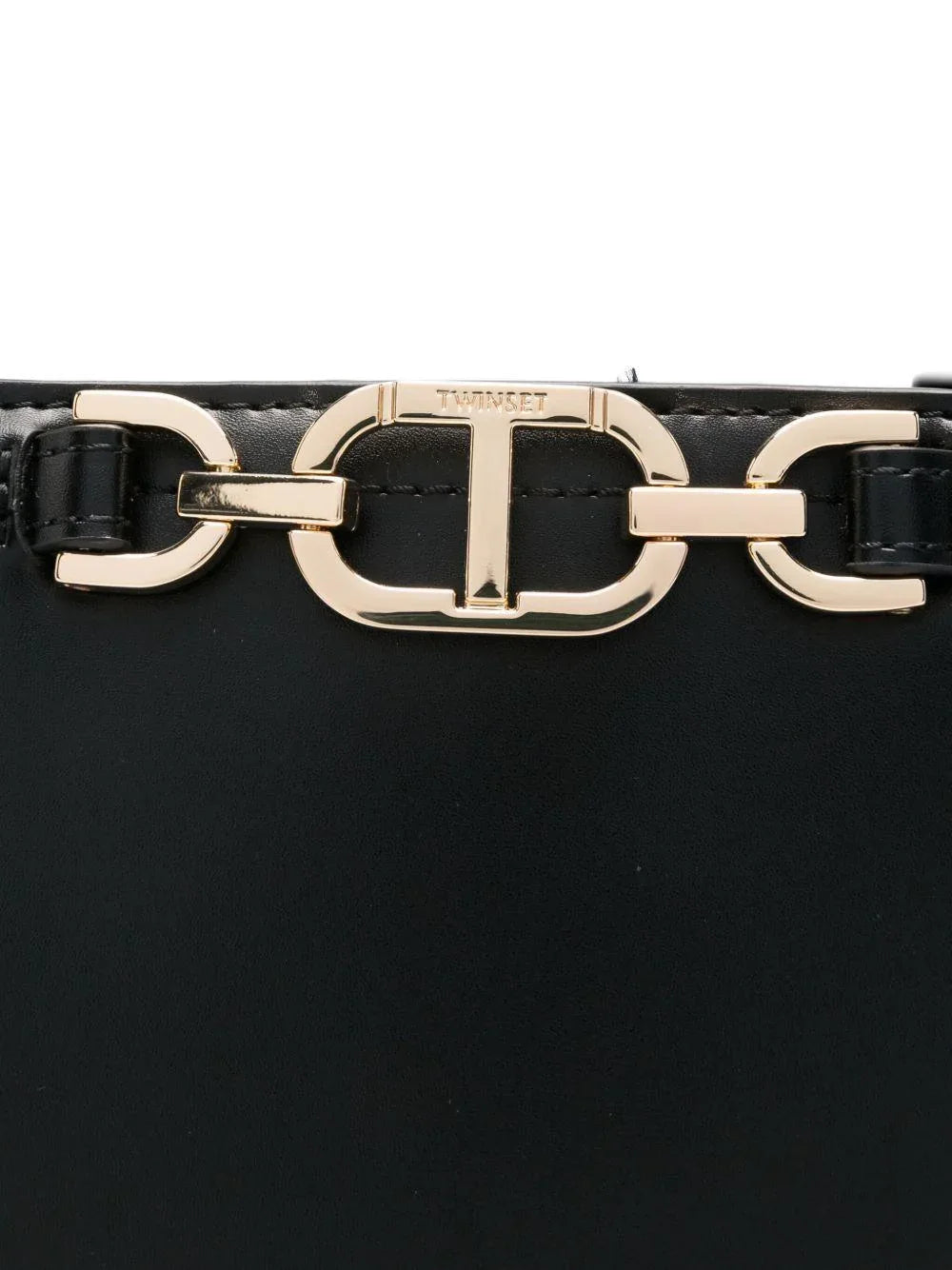 Borsa tote nera con manici e tracolla - Preludio Moda