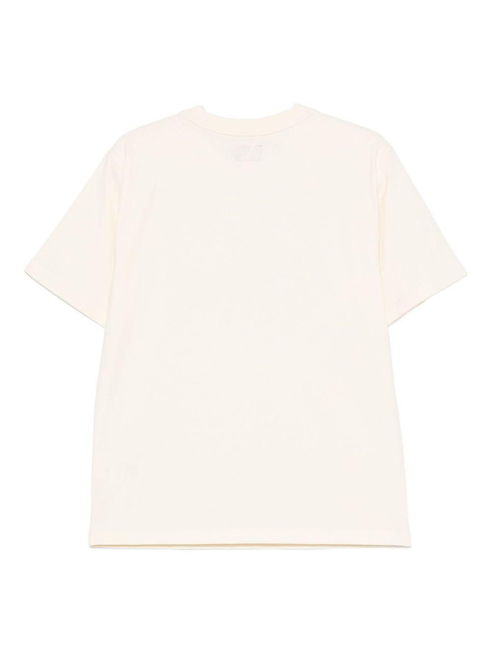 T-shirt Girocollo a Maniche Corte 2EAHTM5TS1161 ECRU EVISU
