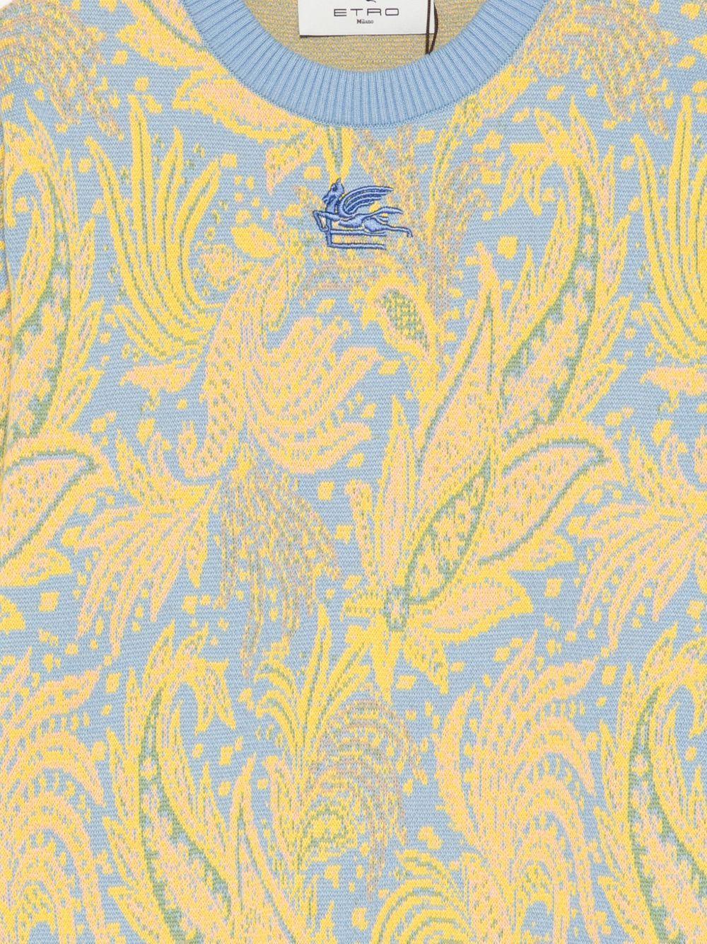 Maglione con Stampa Paisley Jacquard - Preludio Moda