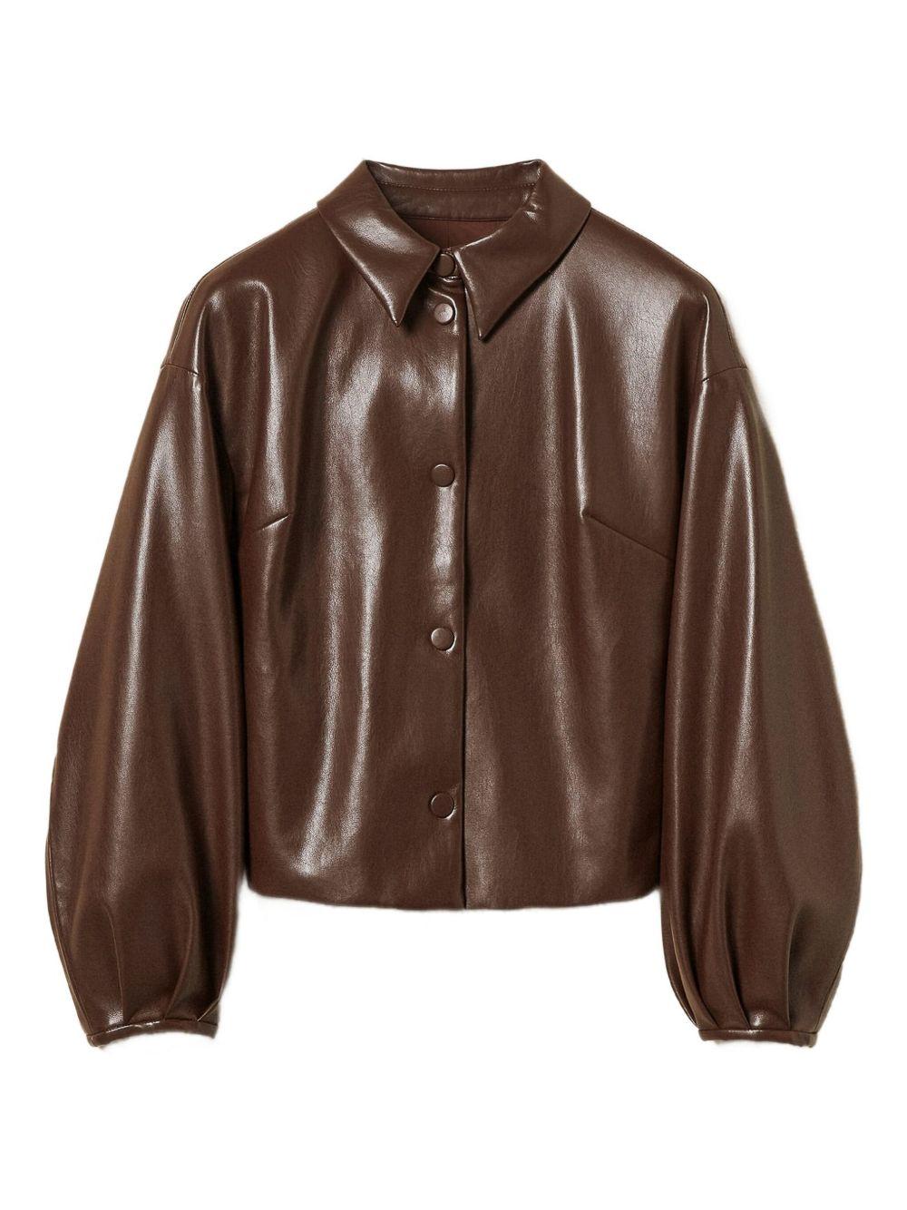 Bomber Donna Marrone Colletto a Camicia 252TP2090 00203 TWINSET