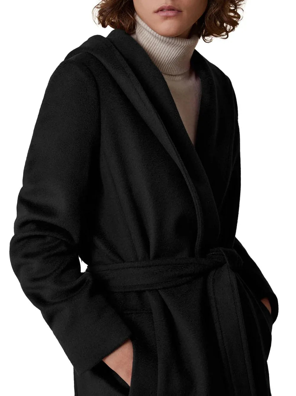 Cappotto Megan nero - Preludio Moda