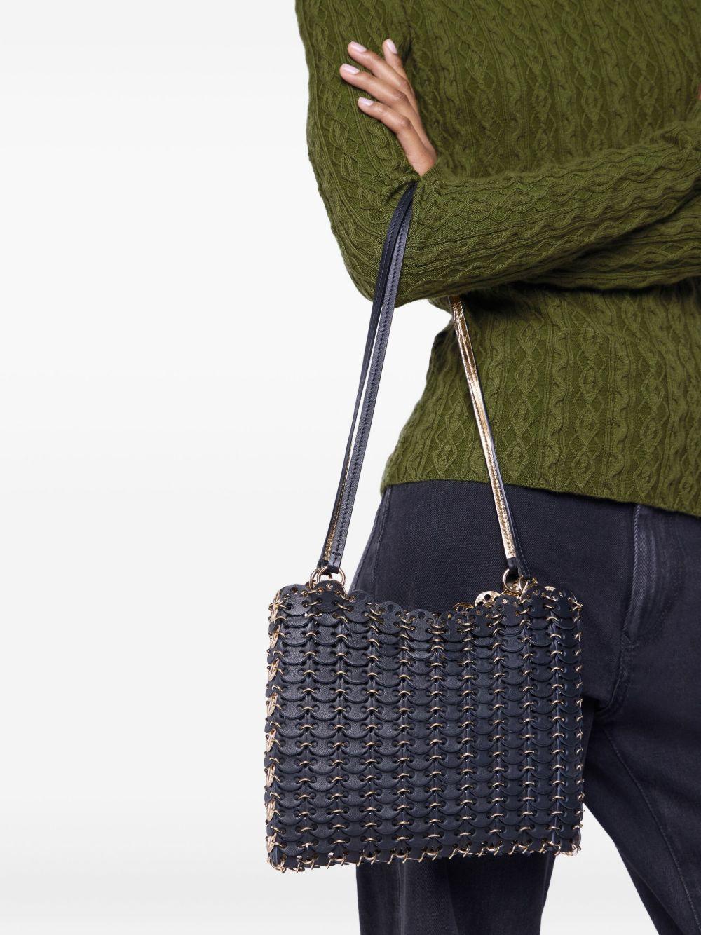 Borsa a spalla 1969 nera con catena 25ASS0506CLF258 M027 RABANNE
