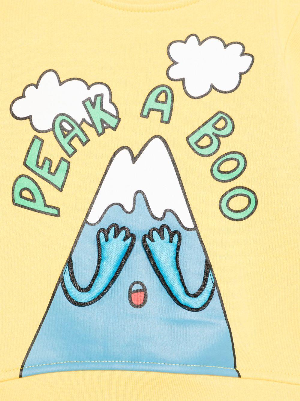 Felpa Giallo Chiaro con Stampa Grafica - Preludio Moda