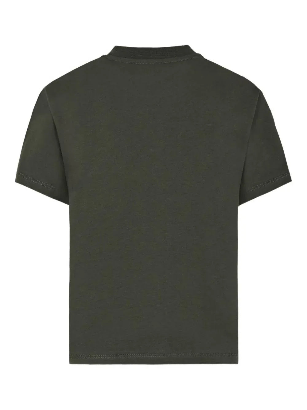 T-shirt Verde con Logo Ricamato - Preludio Moda