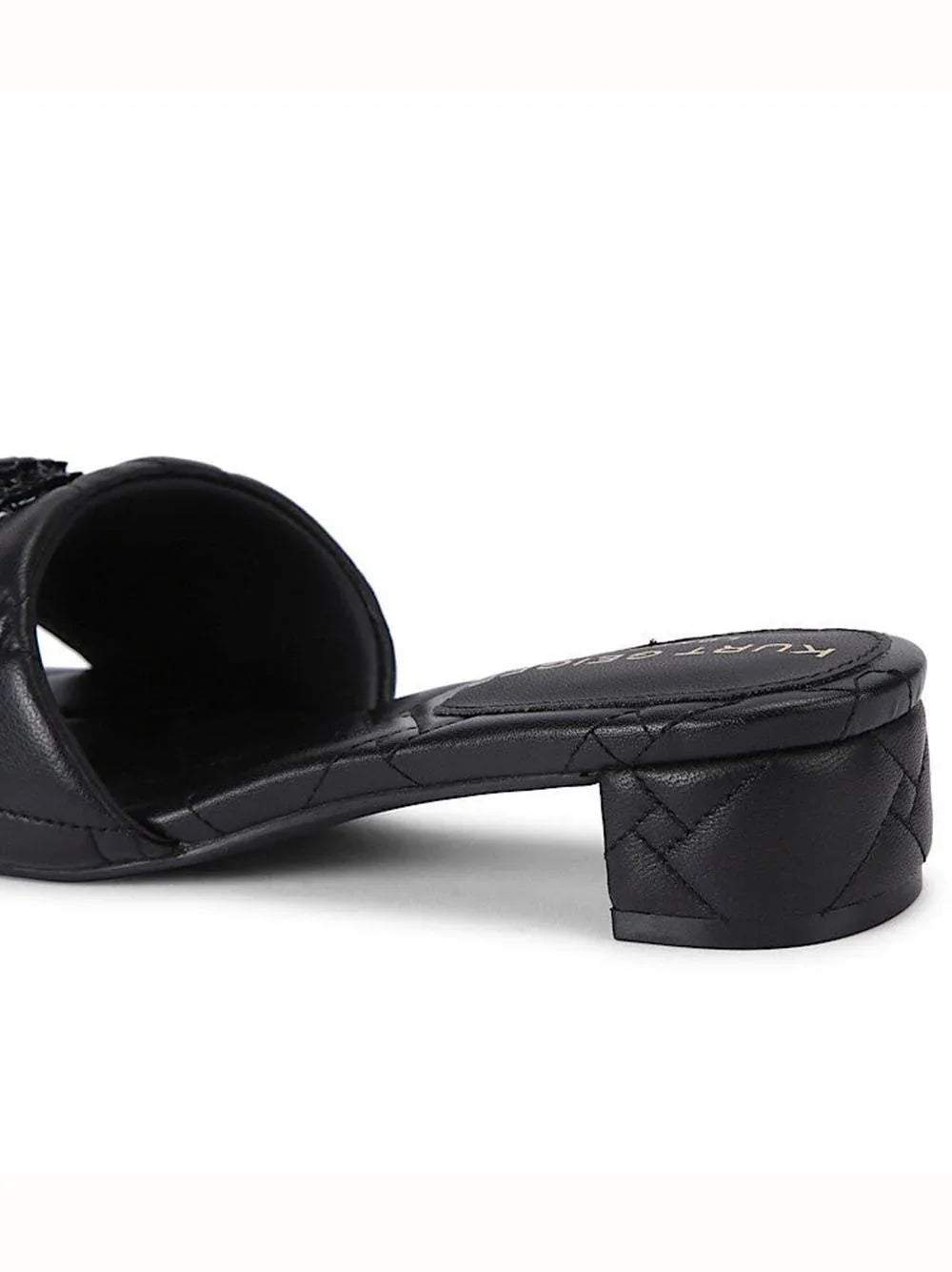 Ciabatta nera trapuntata - Preludio Moda