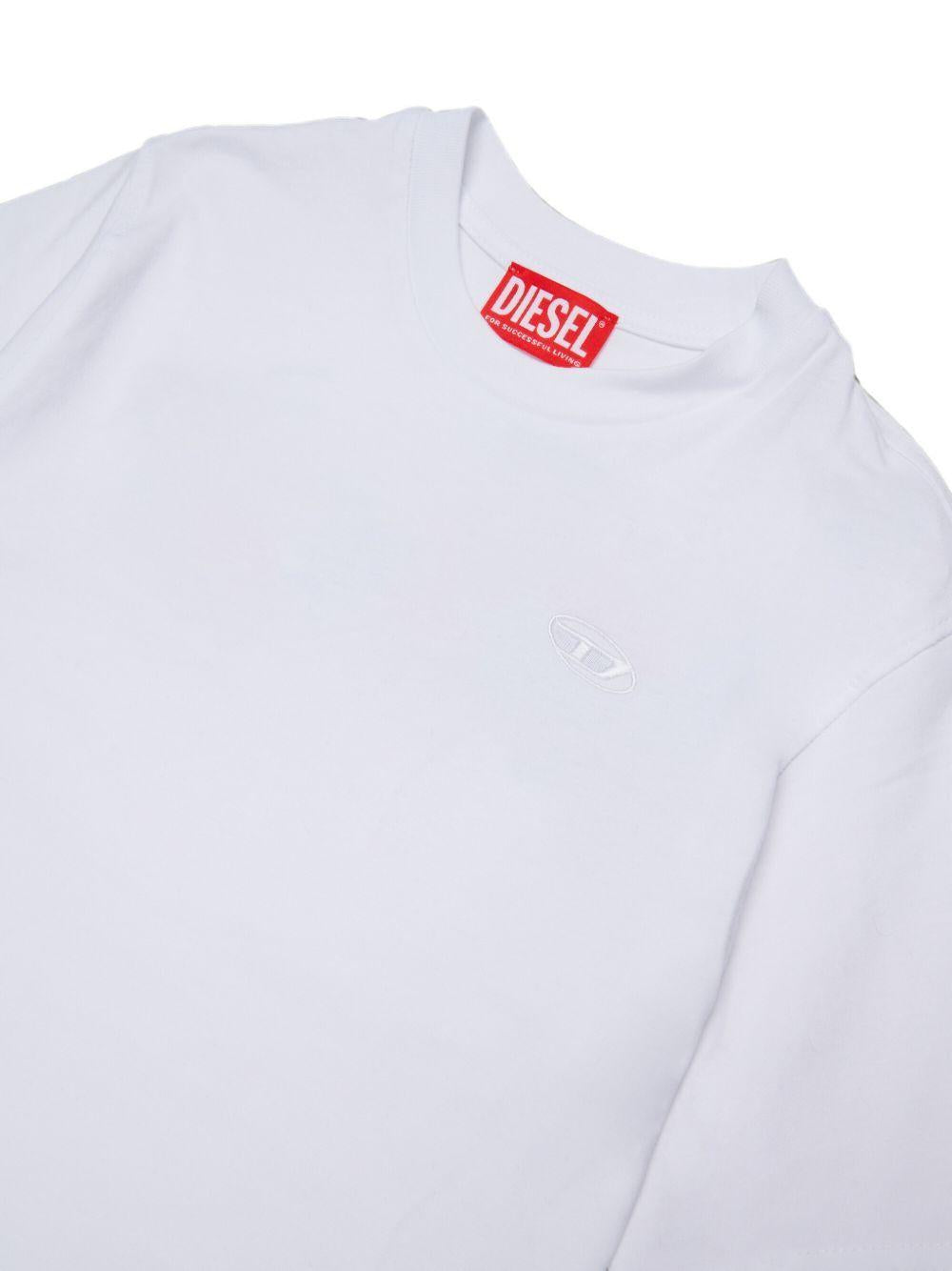 T-shirt Bianco J02968KYA1Y K100 DIESEL KIDS