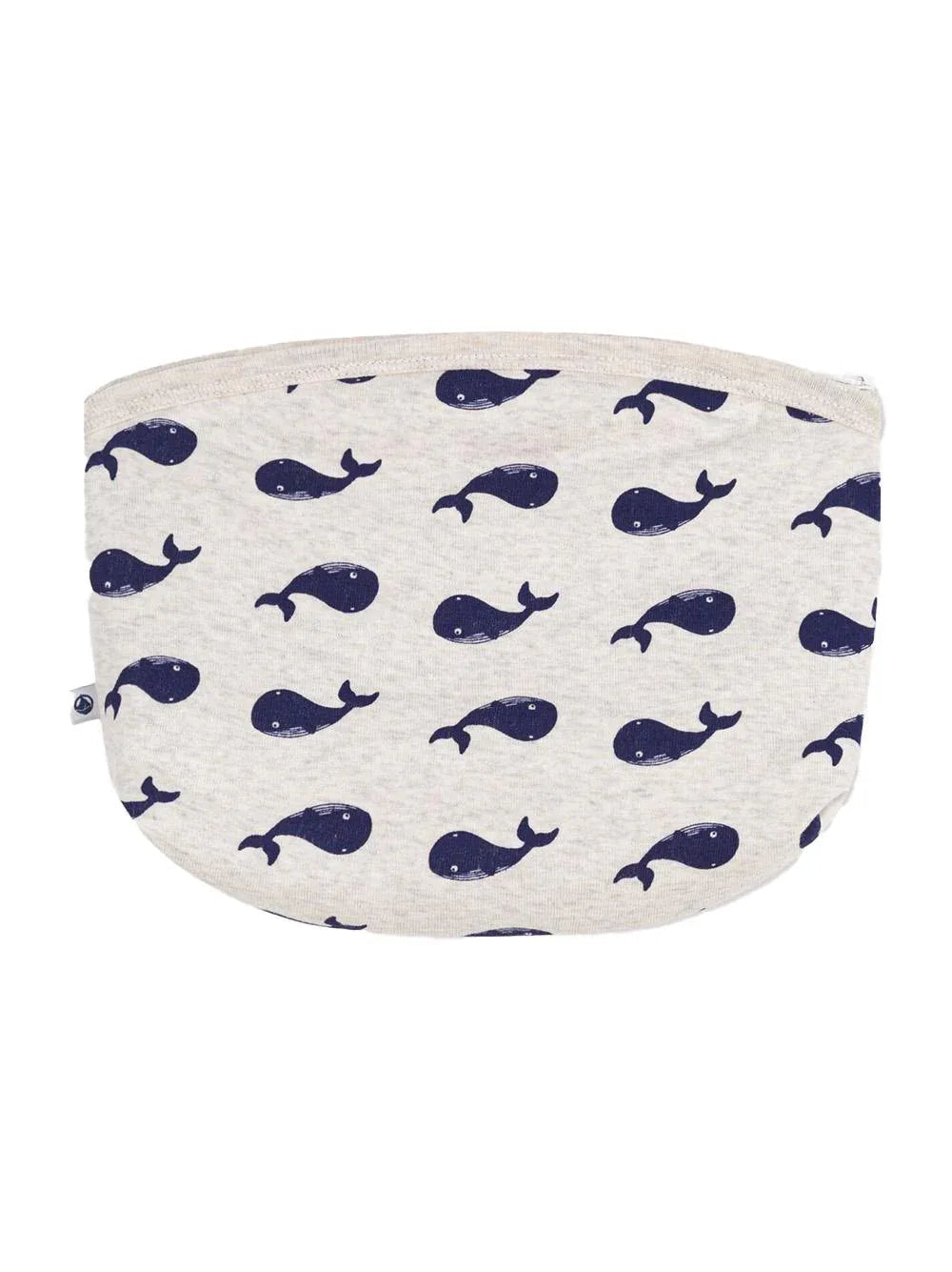 Phocette beige con fantasia balene all-over - Preludio Moda