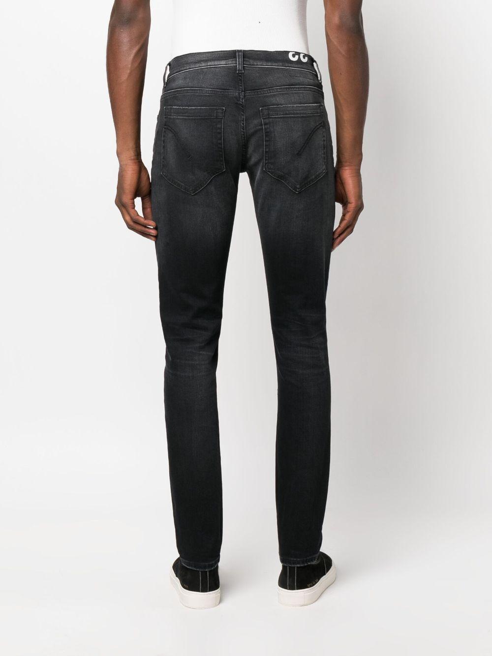 Jeans Ritchie Skinny Uomo Nero Cotone