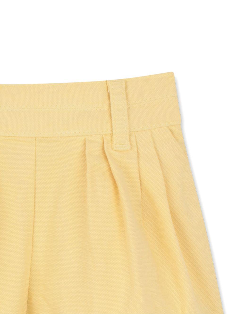 Shorts in cotone organico con pieghe C20911 52A CHLOE KIDS