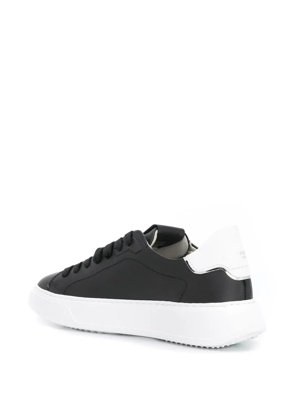 Sneakers Temple nera opaca - Preludio Moda