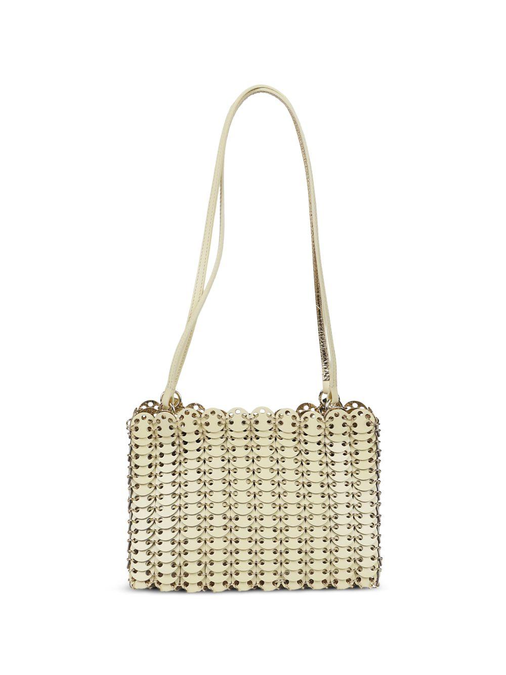 Borsa a spalla con dettagli traforati 26PSS0506CLF290 P762 RABANNE