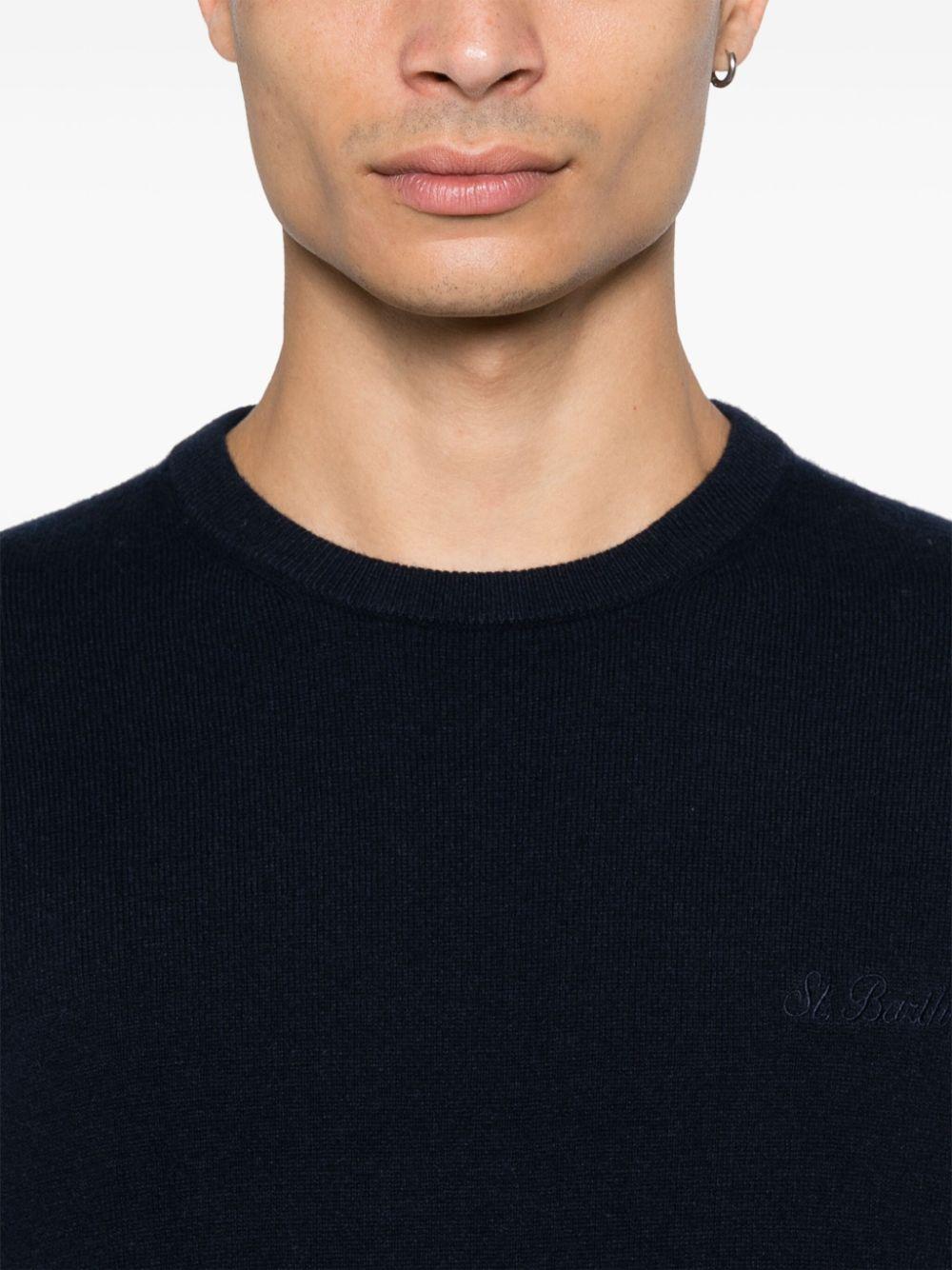 Maglione regent blu notte REGE003 00010G MC2 SAINT BARTH