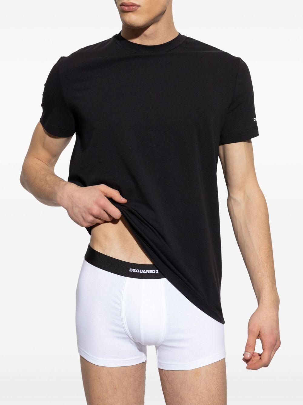 Set t-shirt twin pack nero DCX250070 001 DSQUARED