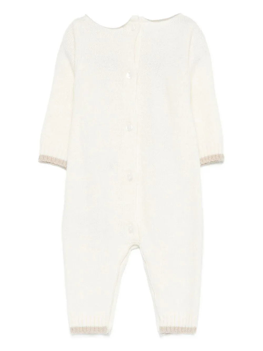 Tutina bianca con ricamo - Preludio Moda