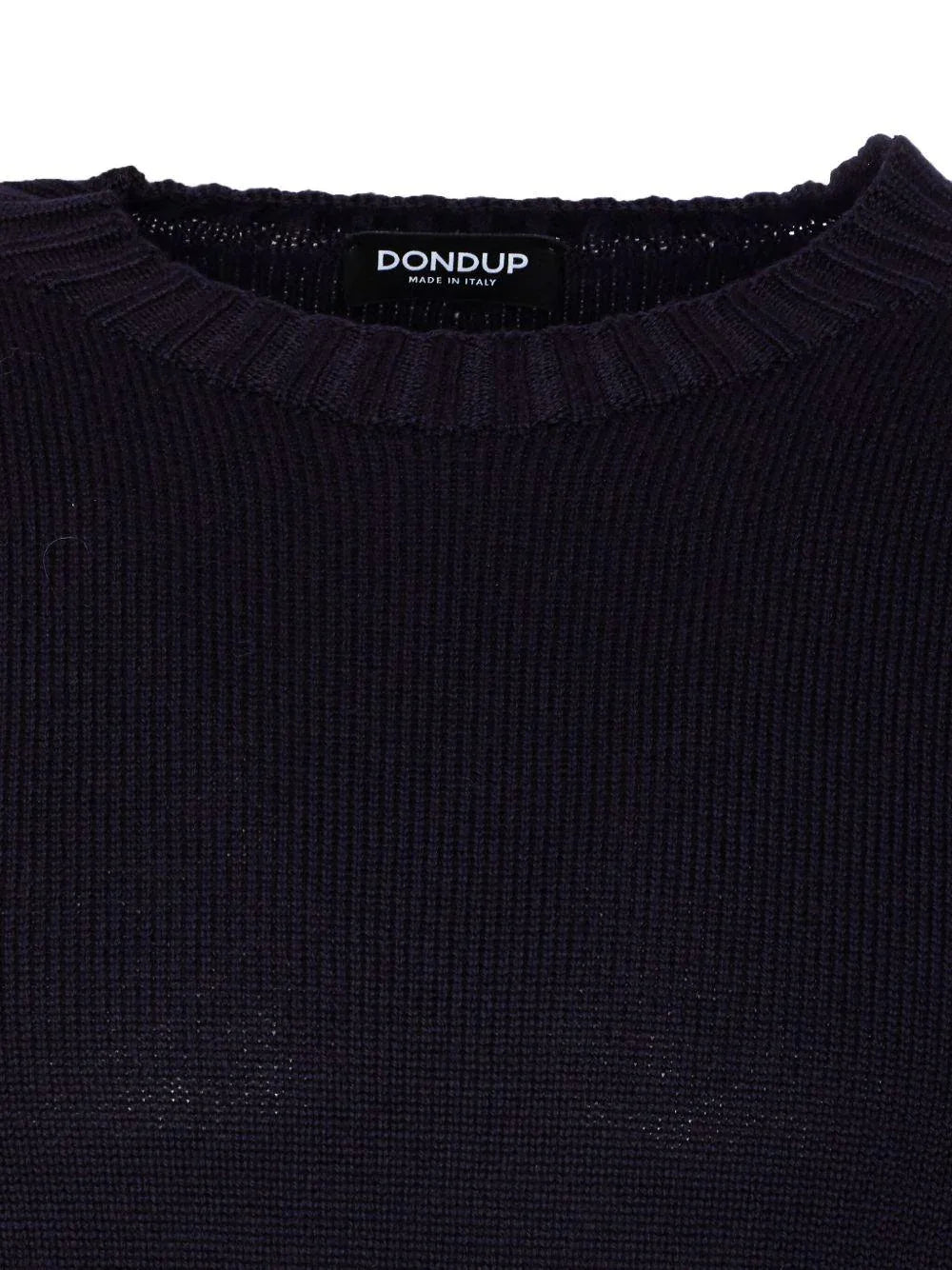 Maglione a Girocollo conTrama a Coste - Preludio Moda