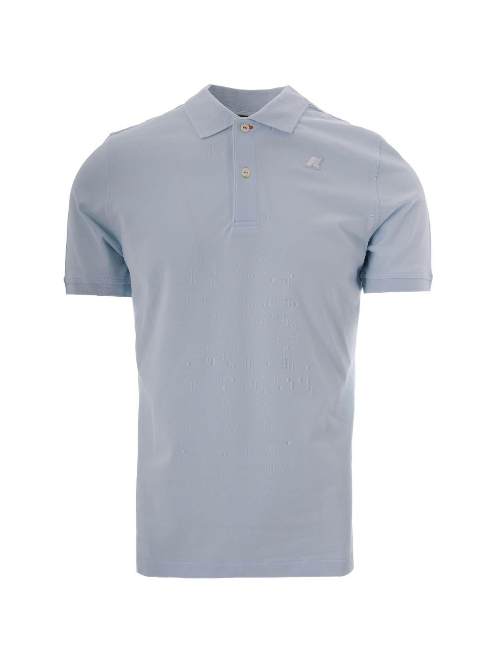 Polo in cotone con logo ricamato K1125CW 354 K-WAY
