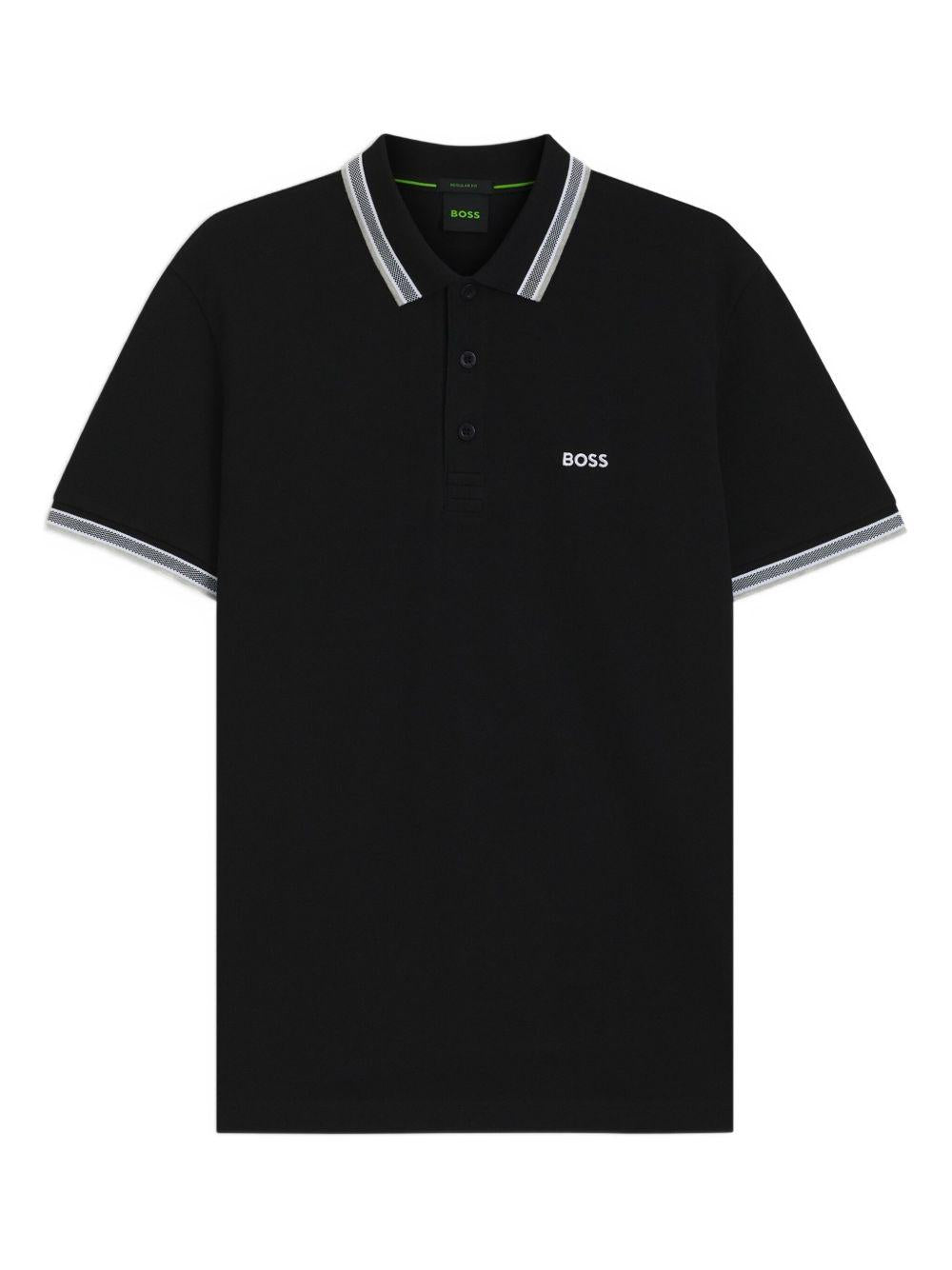 Polo con placca bottoni 50469055 009 BOSS