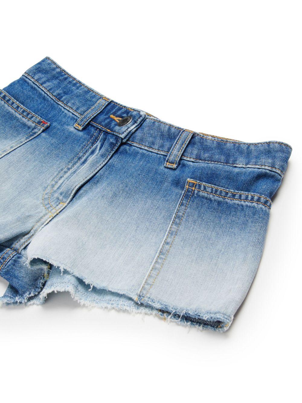 Short denim sfumato