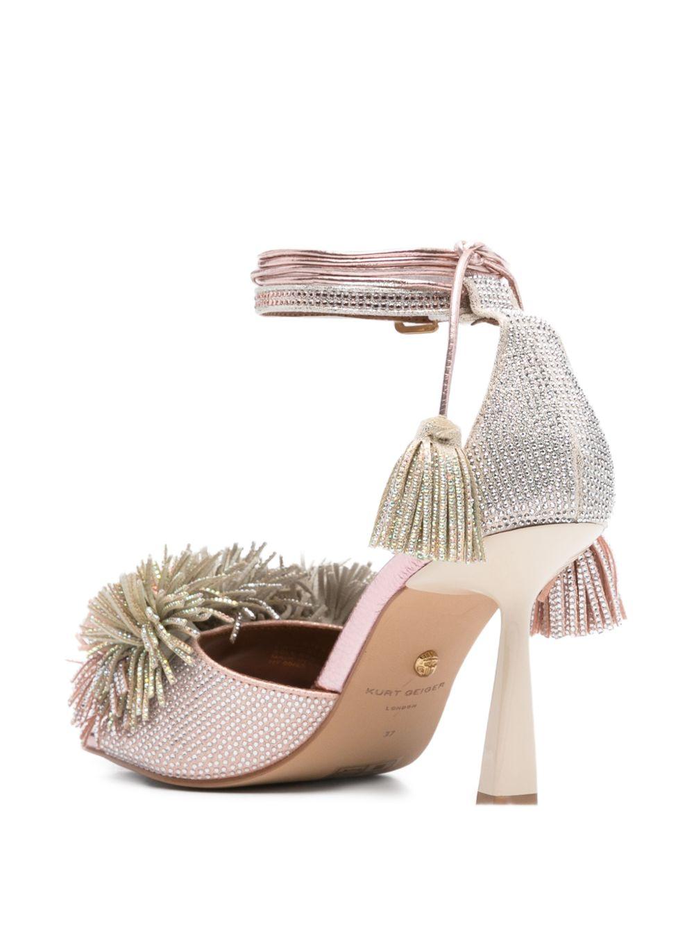 Sandali con tacco a stiletto e pon pon 4366165 209 KURT GEIGER
