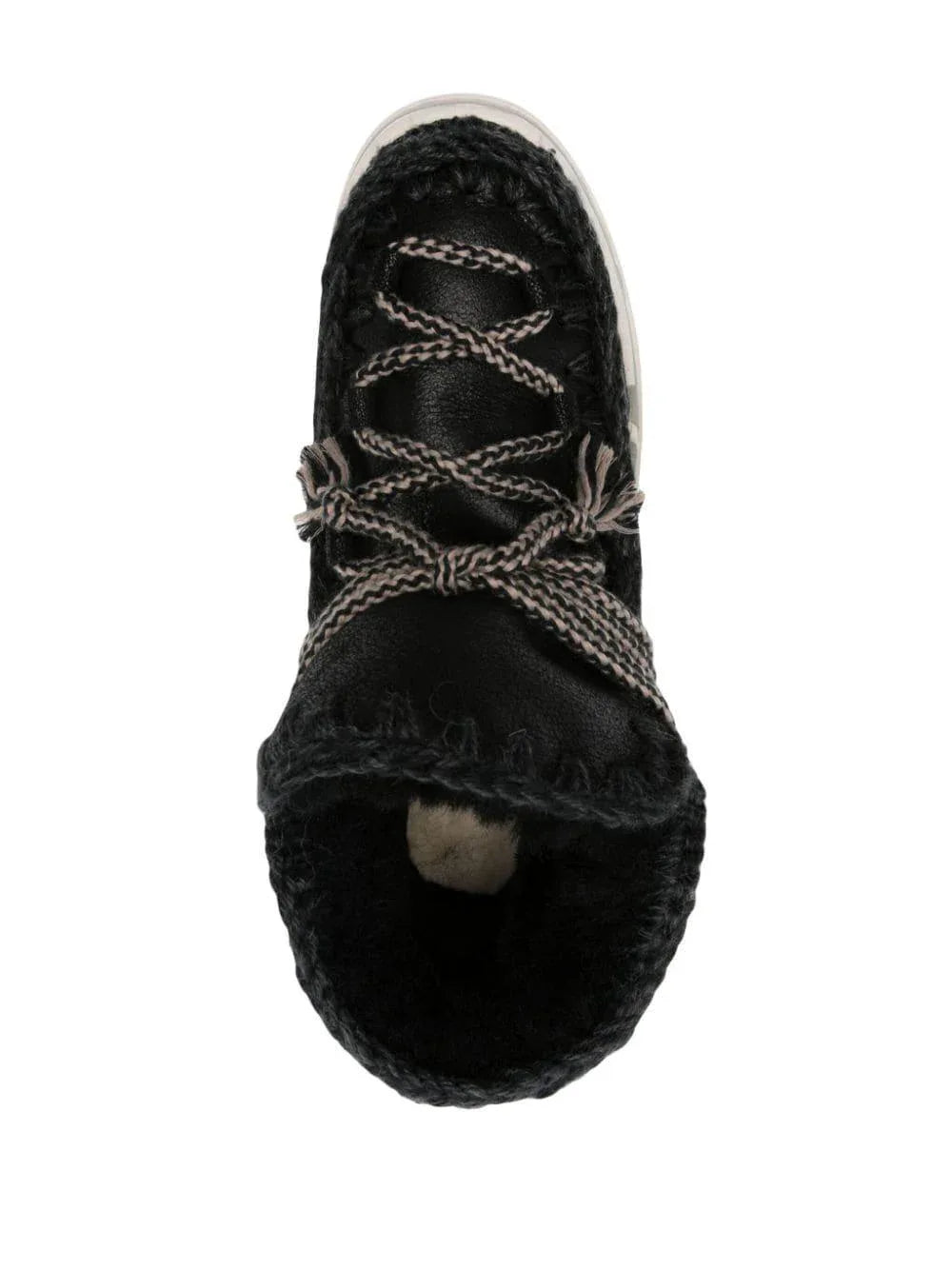 Scarpa eskimo lacci scoubidoo nera - Preludio Moda