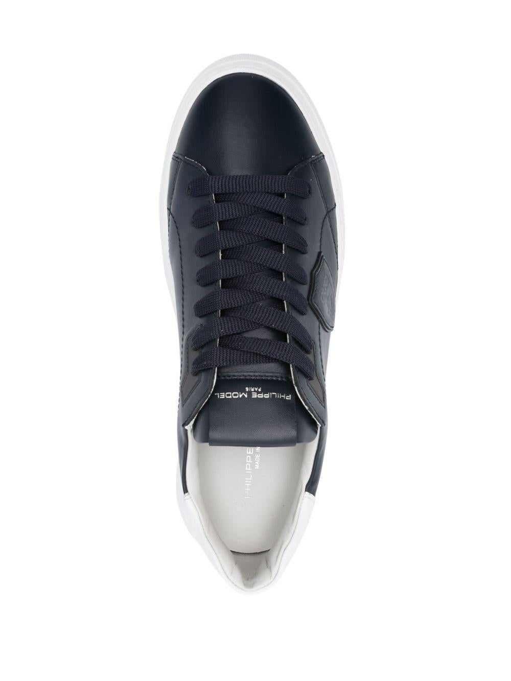 Sneakers Temple low blu uomo