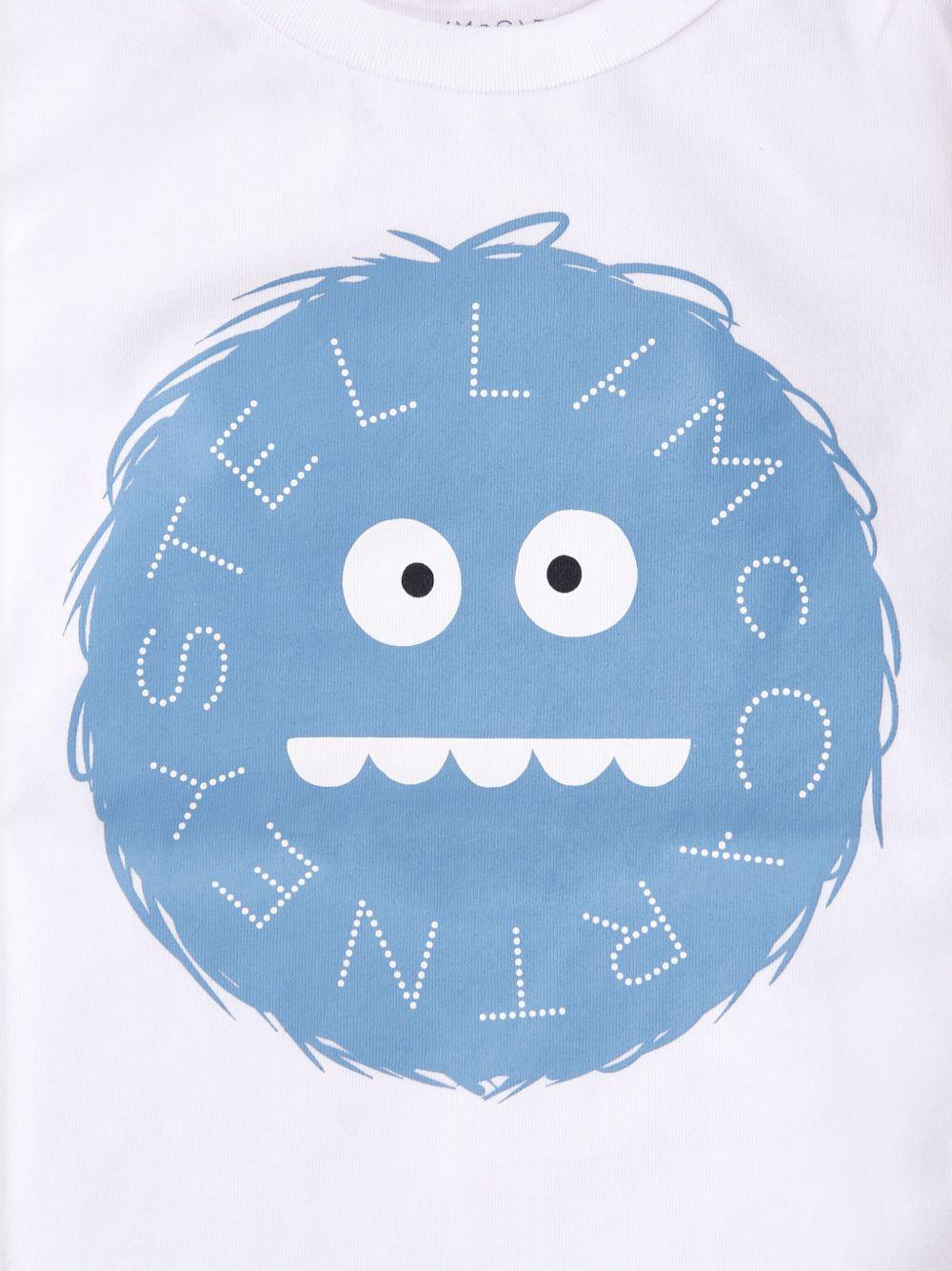 Top Bianco a Maniche Lunghe con Stampa Grafica TX8570Z0434 100 STELLA MCCARTNEY KIDS