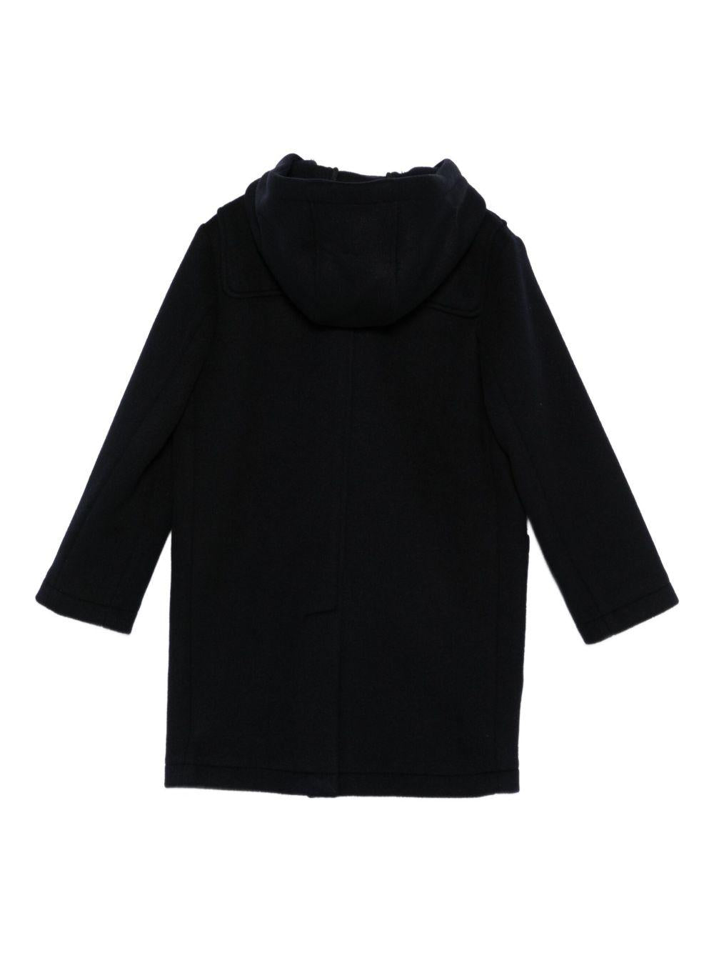 Cappotto nero con chiusura a levetta EB000493AF16038 UB118 EMPORIO ARMANI KIDS