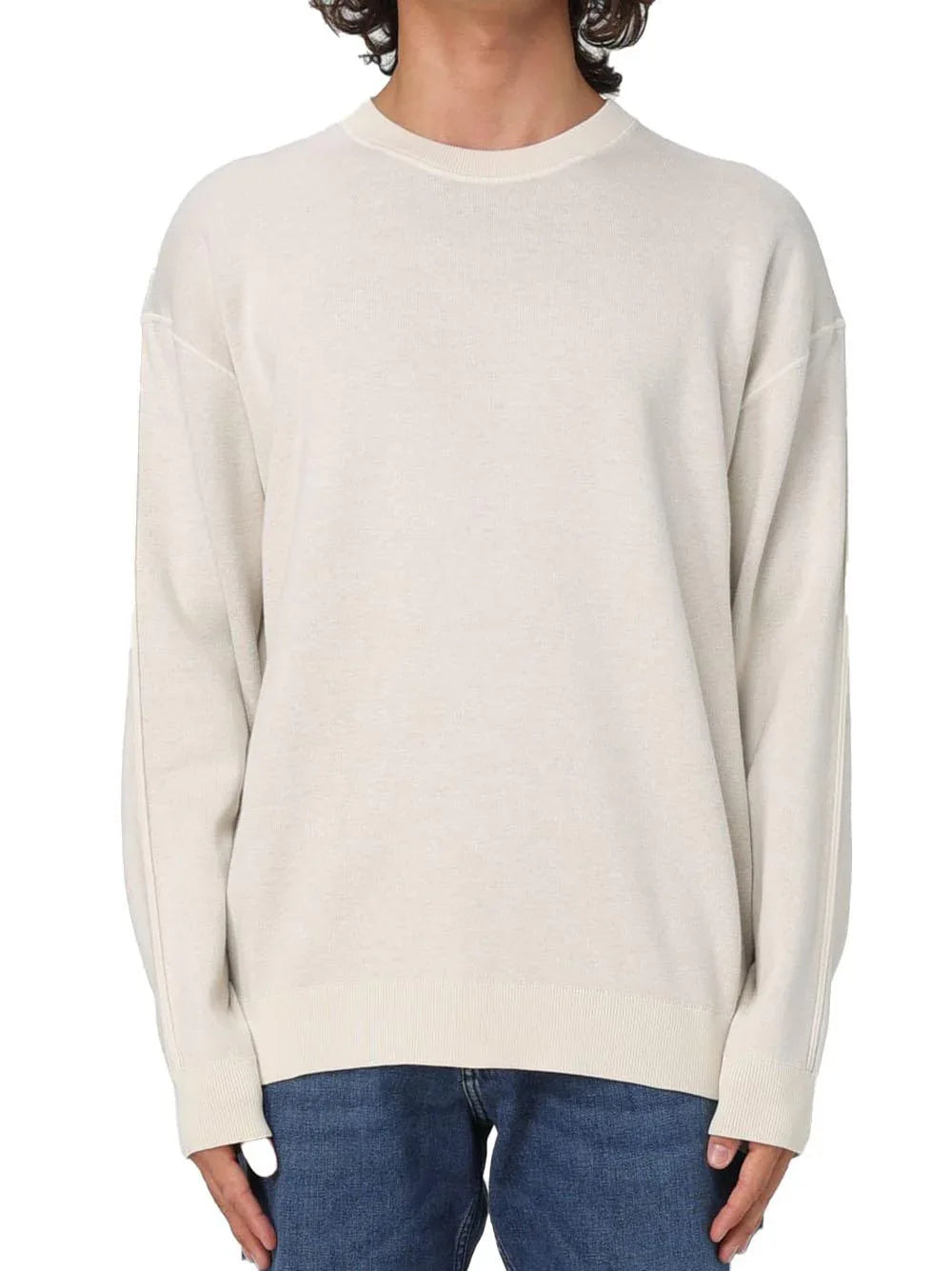 Felpa beige basic misto lana - Preludio Moda