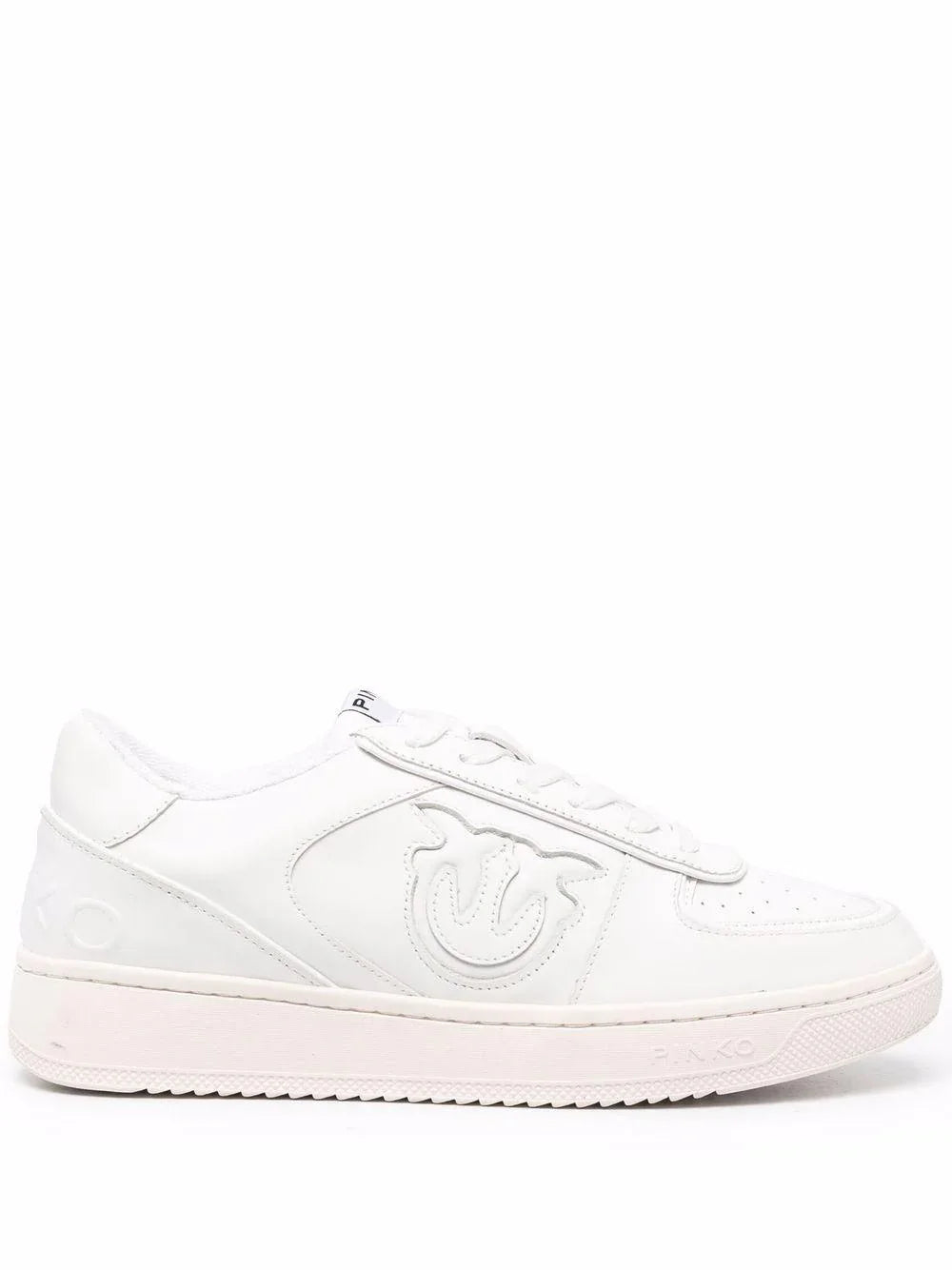 Sneakers bianca in pelle logo Love Birds inciso - Preludio Moda