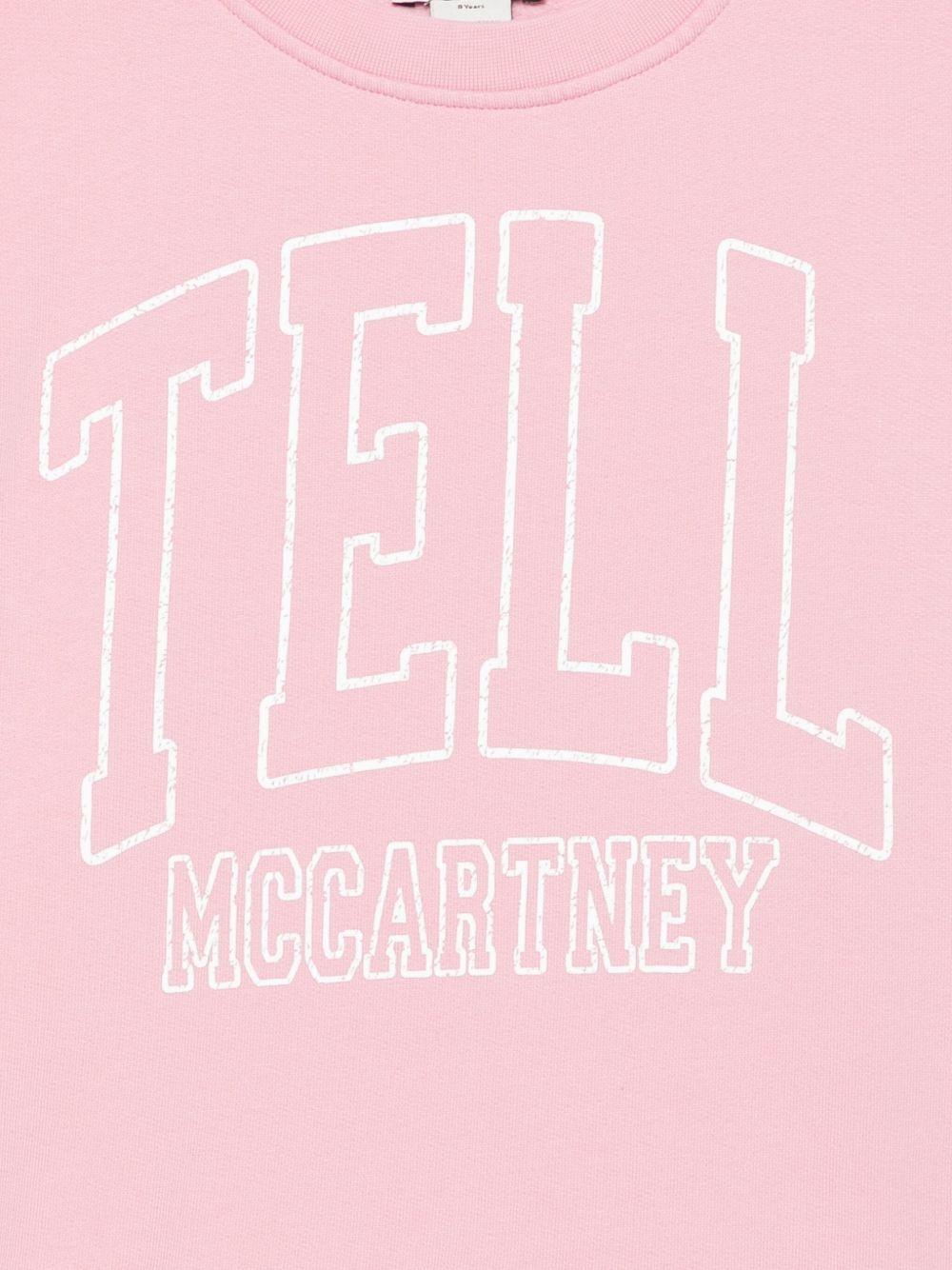Felpa Rosa con Ricamo TX4C10Z0453 51L STELLA MCCARTNEY KIDS