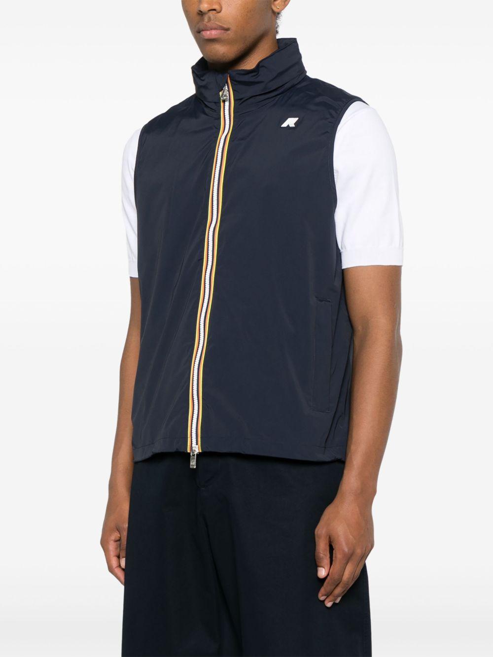 Gilet valen stretch nylon jersey blu