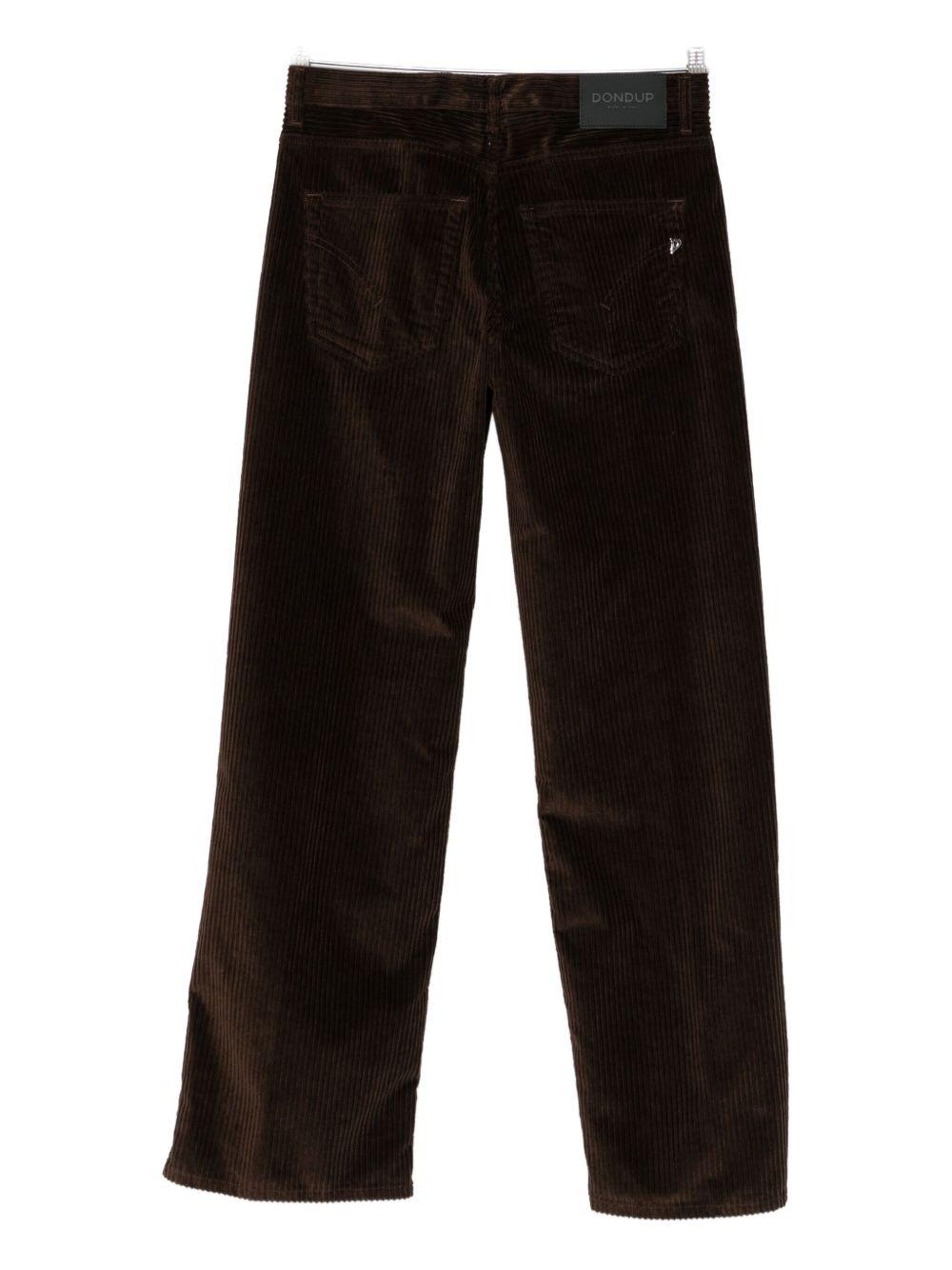 Pantaloni a Coste con Dettagli Dorati DP427VS0031XXXDDD 730 DONDUP