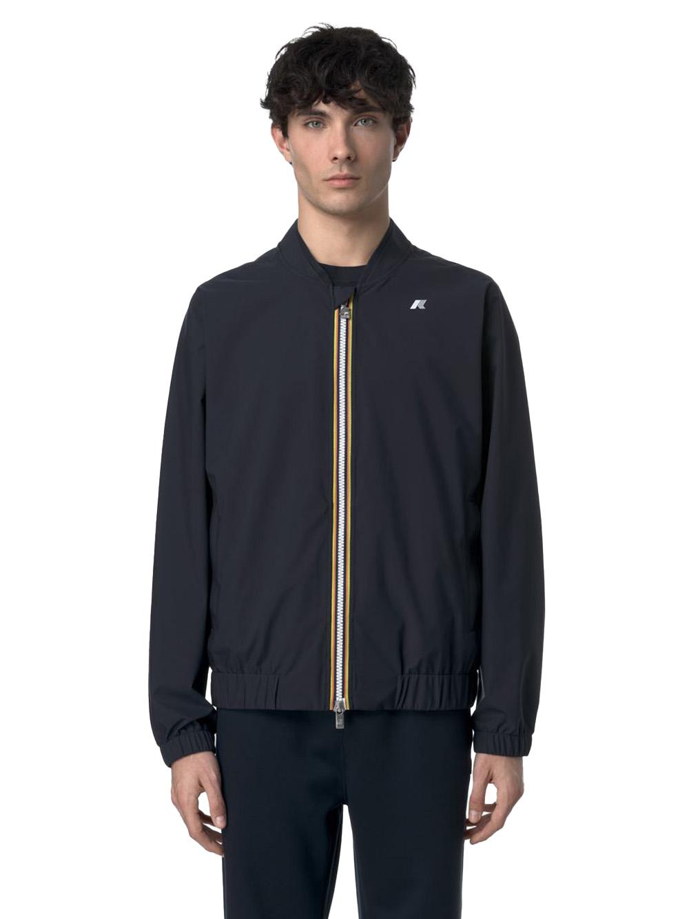 Giubbino aurene stretch dot blu