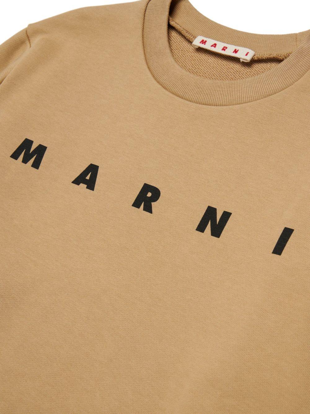 Felpa leggera in cotone M01612M00V0 0M715 MARNI KIDS