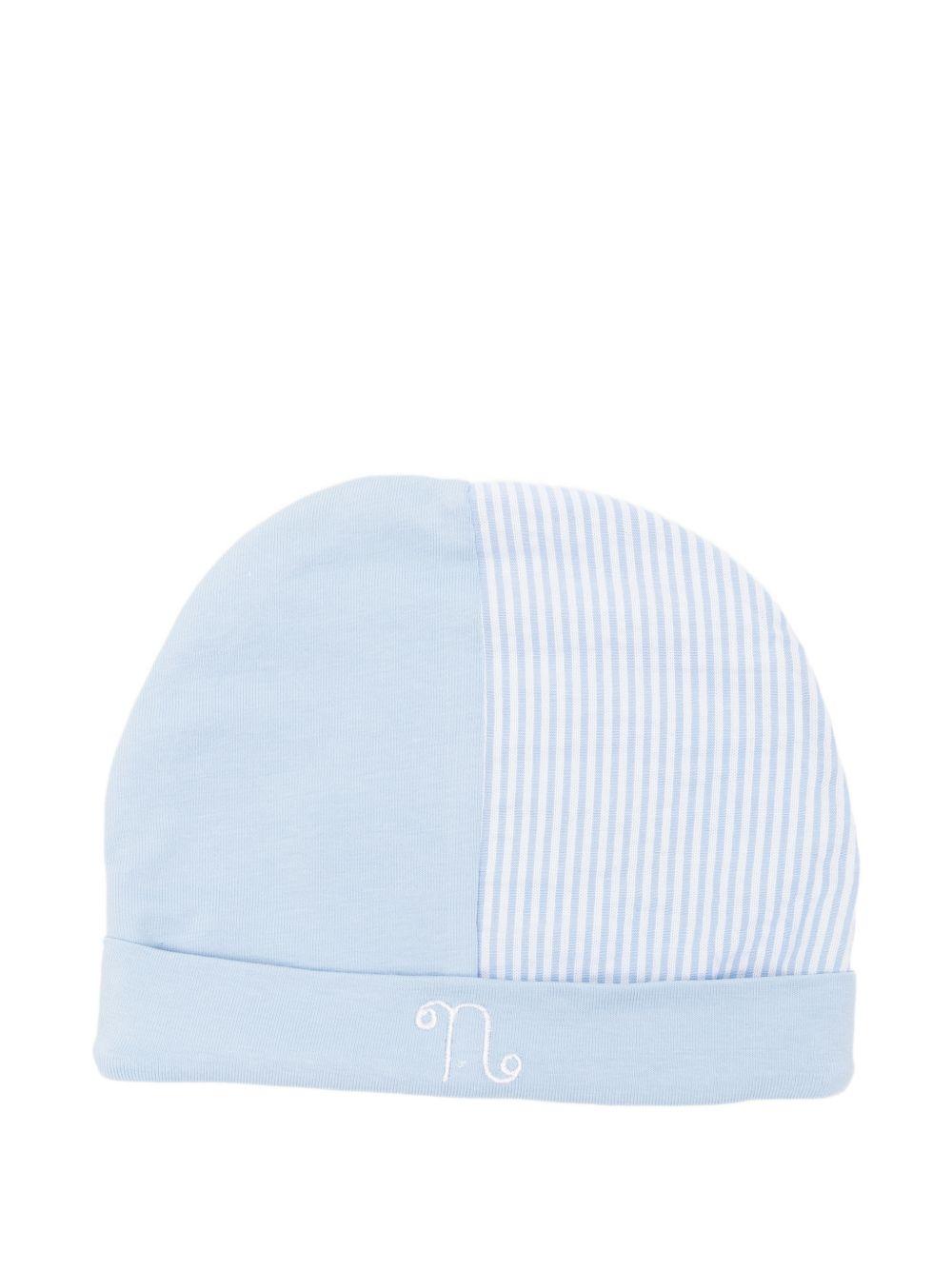 Berretto a righe in cotone E26131 AZZURRO NANAN KIDS
