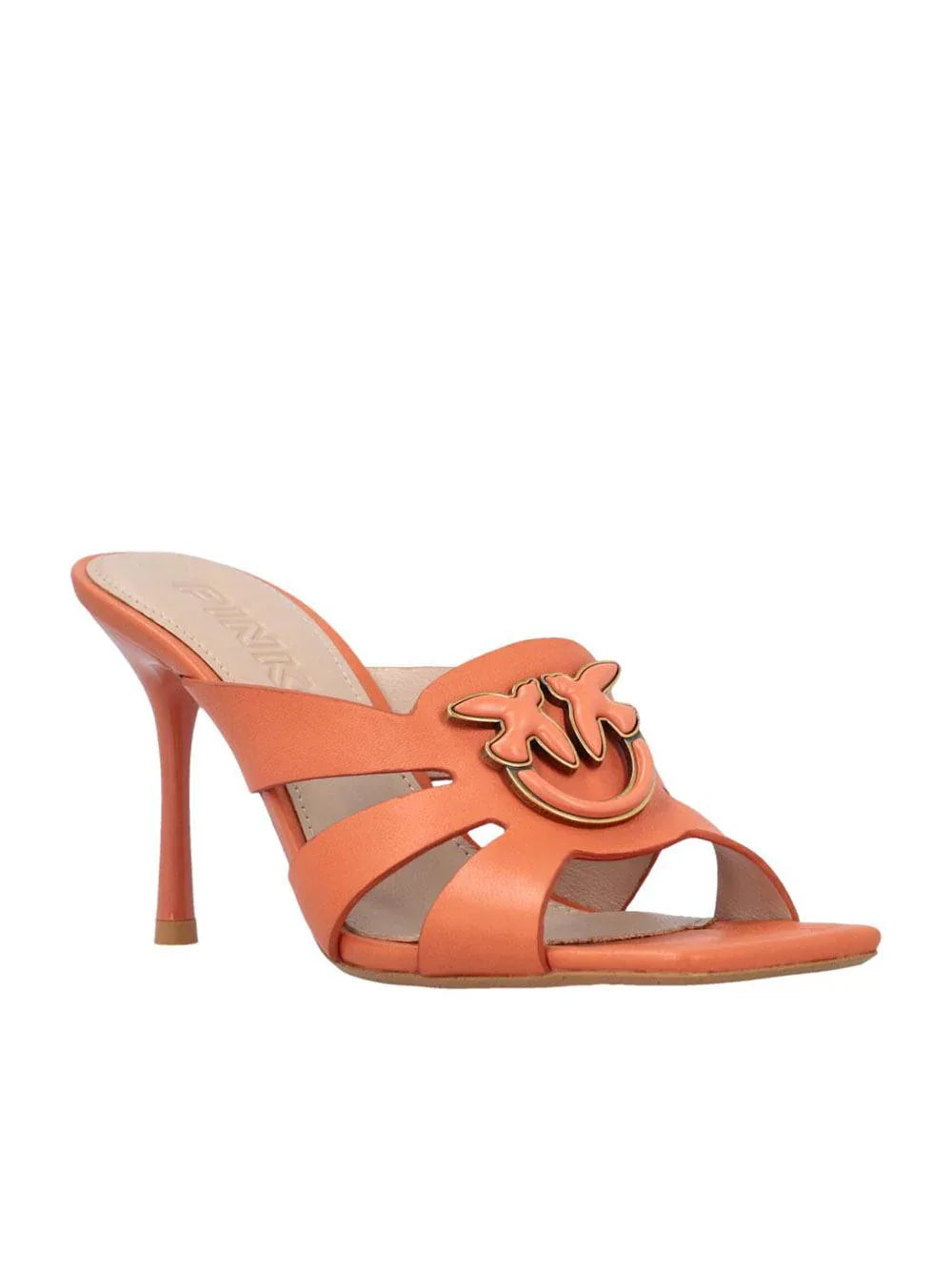 Sandalo lisa 04 arancione fard - Preludio Moda