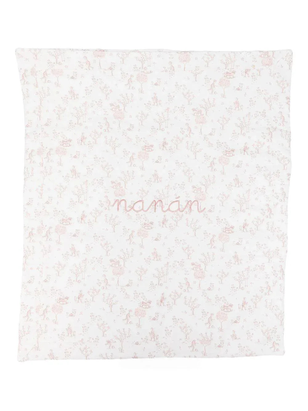 Coperta rosa con ricamo - Preludio Moda