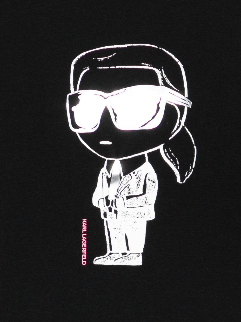 T-shirt con stampa personaggio Z31160 09B KARL LAGERFELD KIDS