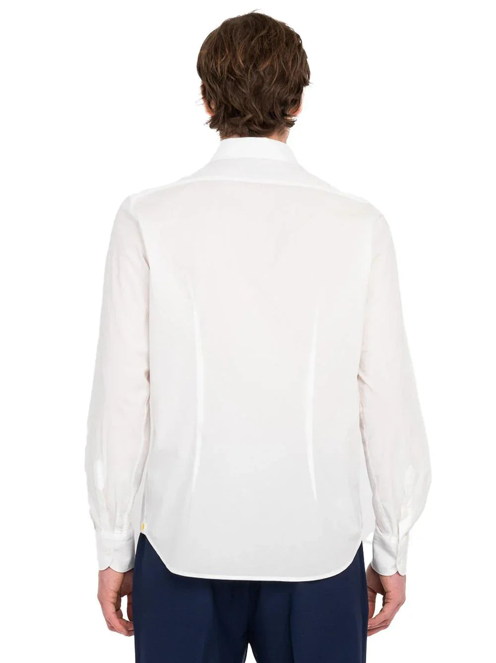 camicia button down popeline stretch bianco - Preludio Moda