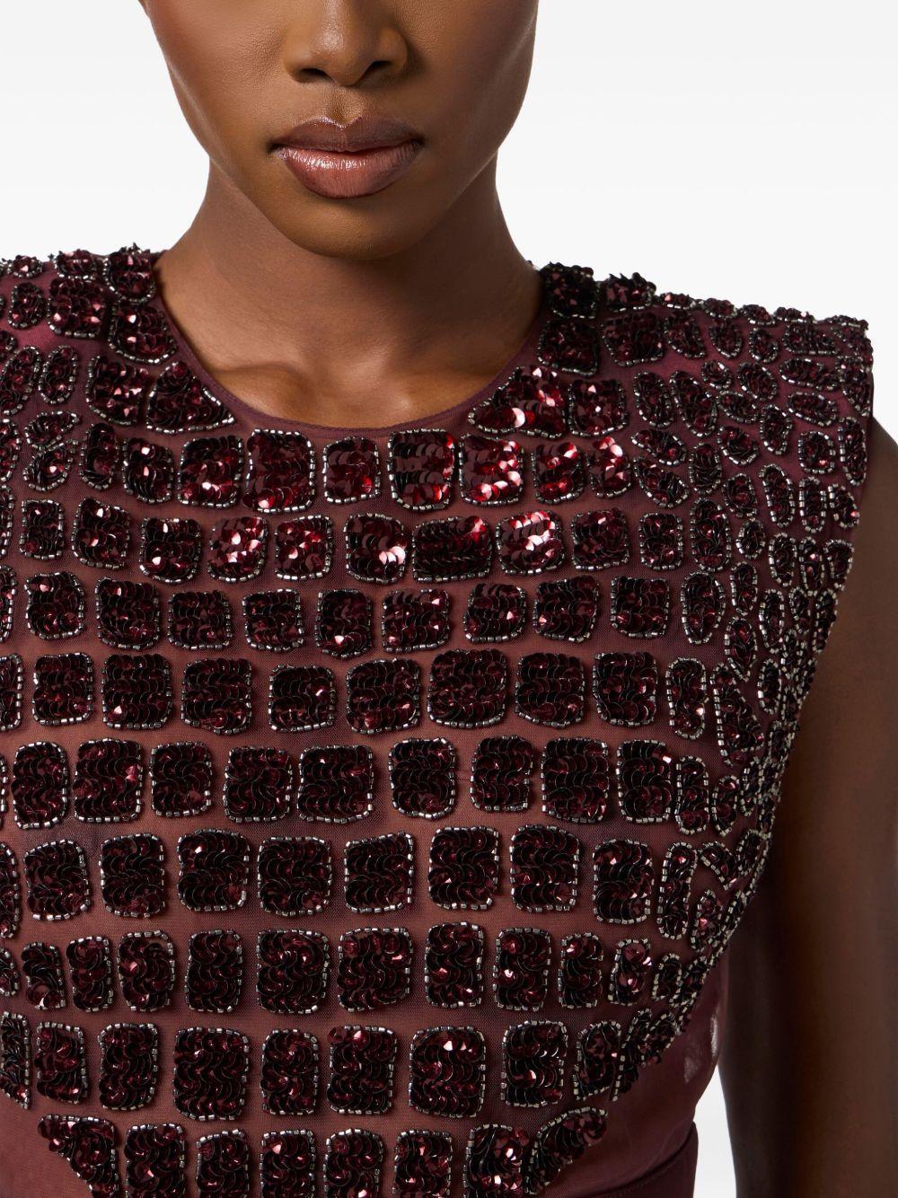 Abito Midi con Paillettes - Preludio Moda