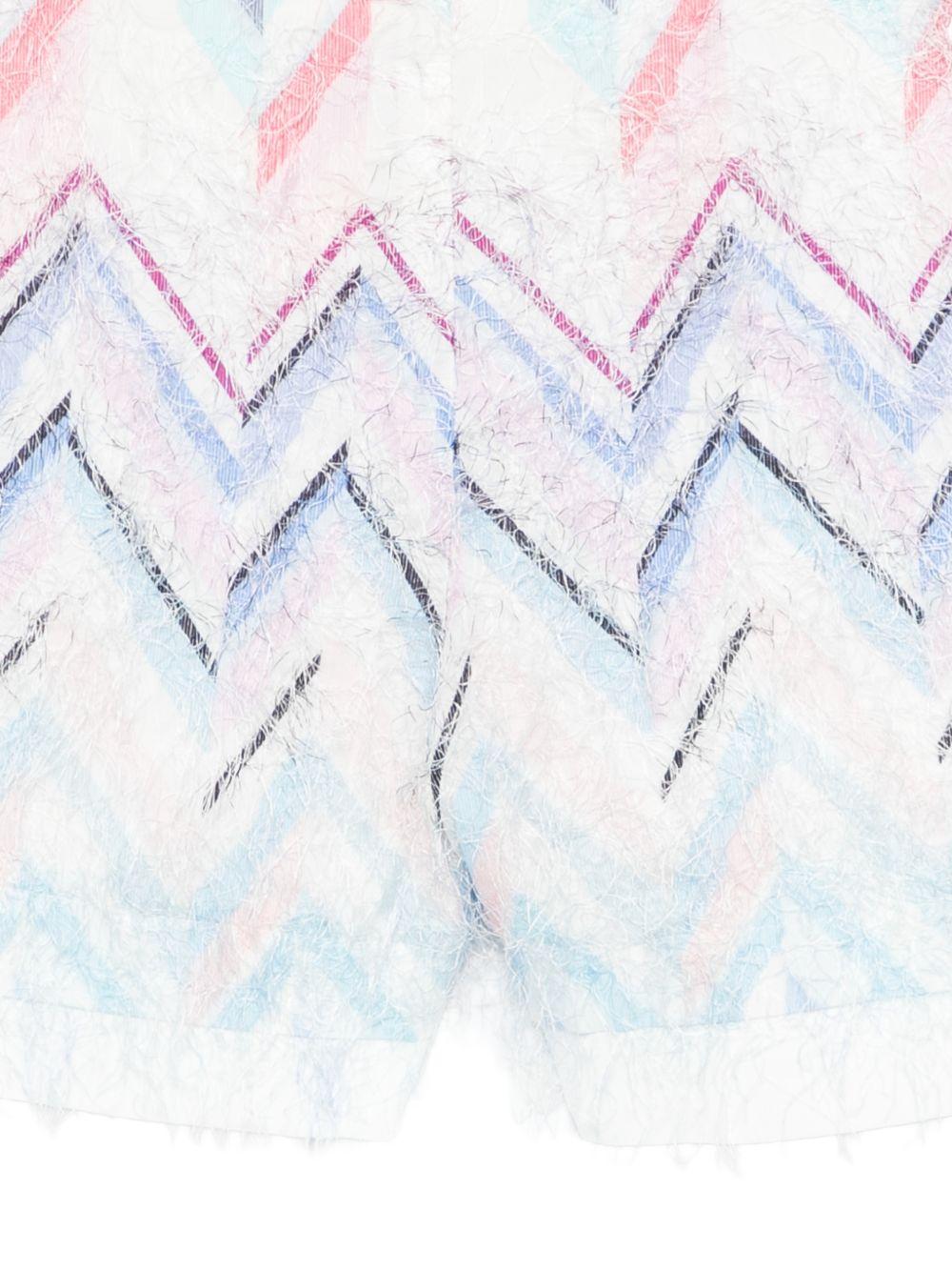 Shorts con stampa chevron multicolore MY6B89U0253 600RS MISSONI KIDS