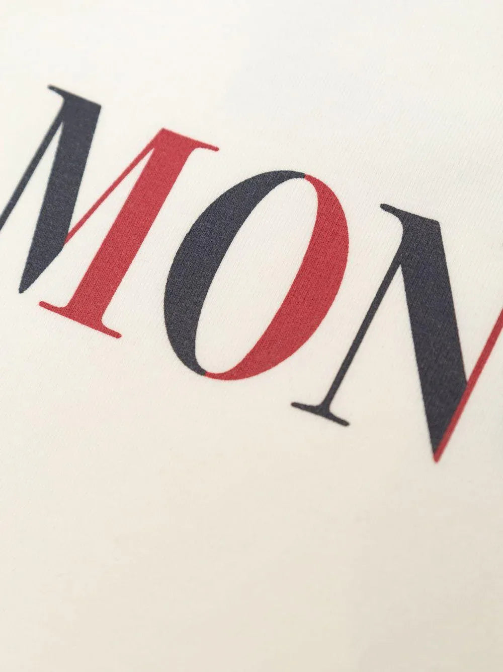 T-shirt bianca logo lettering bicolor neonato - Preludio Moda